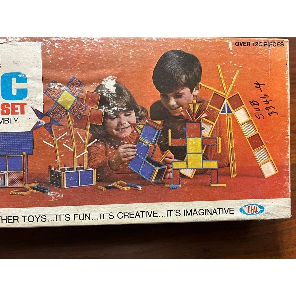 Ideal KliKit Basic Build n‎ Play Set Building Toy Vintage 1960s